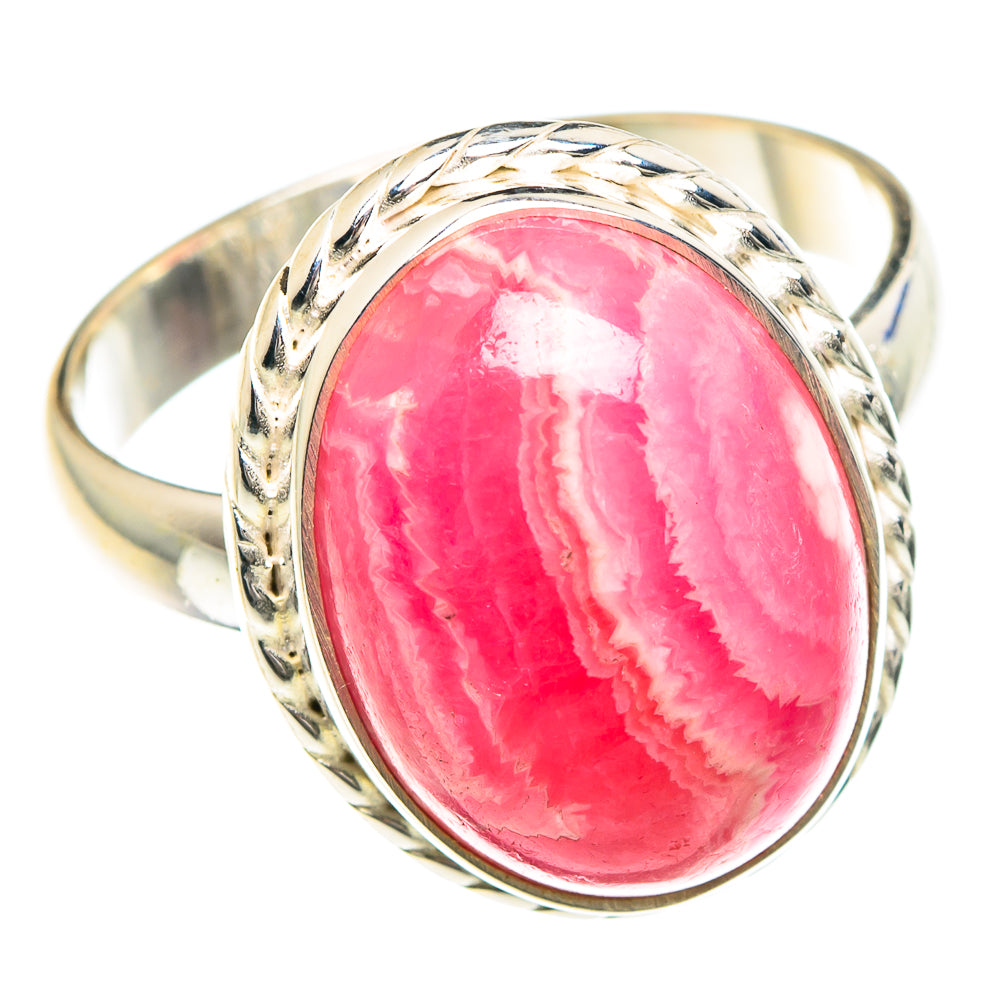 Rhodochrosite Rings handcrafted by Ana Silver Co - RING88376