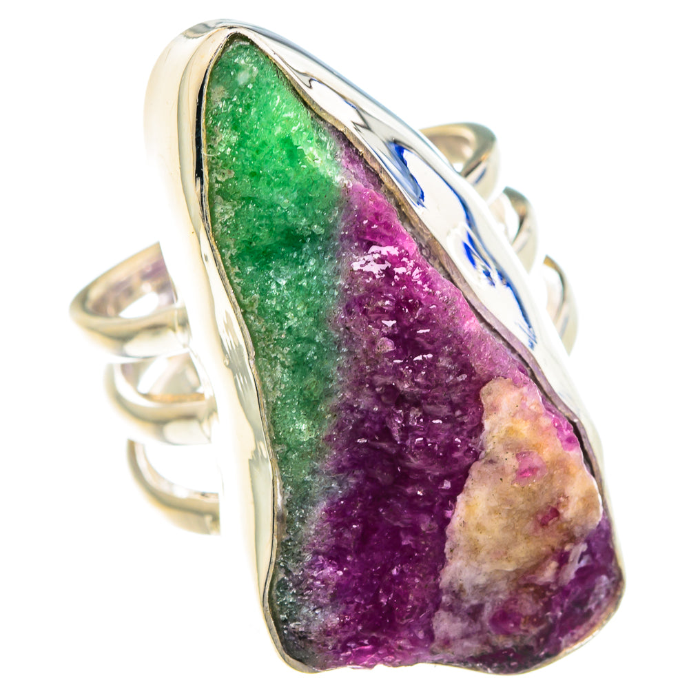 Ruby Zoisite Rings handcrafted by Ana Silver Co - RING88381