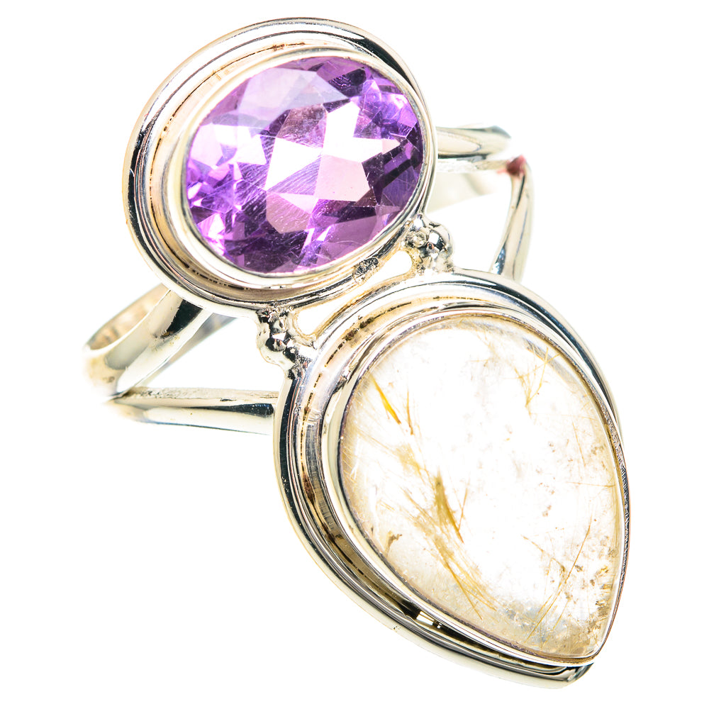 Rose Quartz Rings handcrafted by Ana Silver Co - RING88409