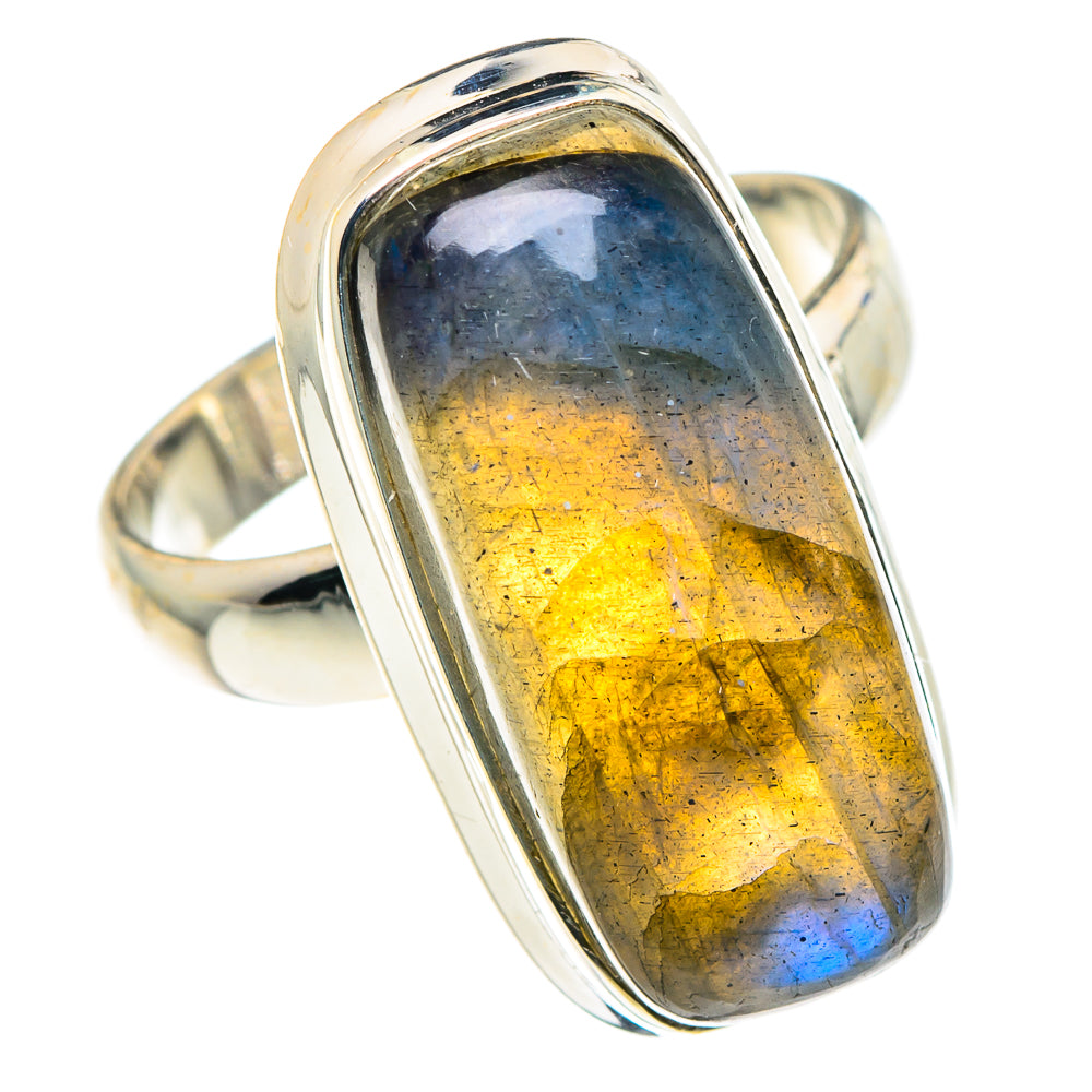 Labradorite Rings handcrafted by Ana Silver Co - RING88442