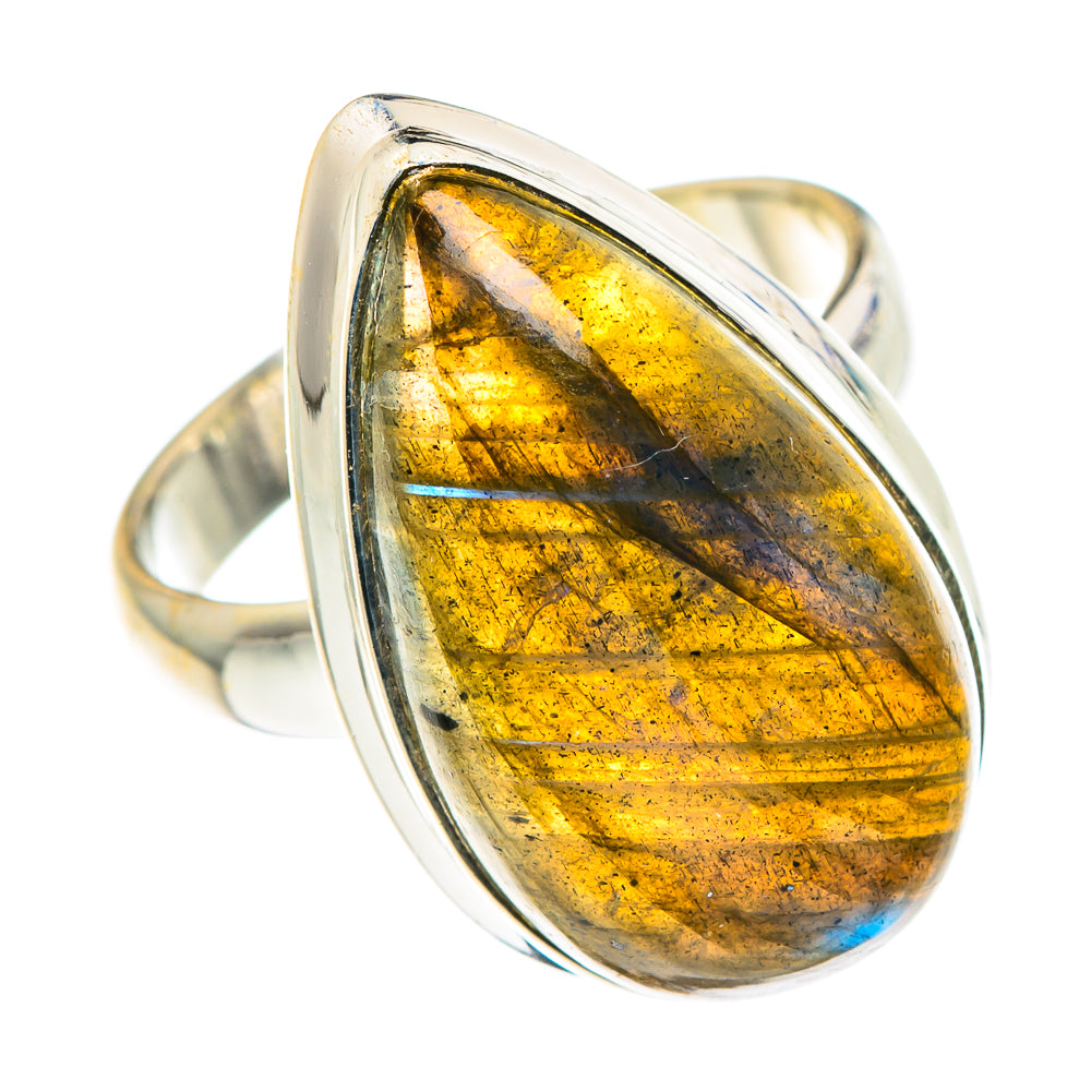 Labradorite Rings handcrafted by Ana Silver Co - RING88472