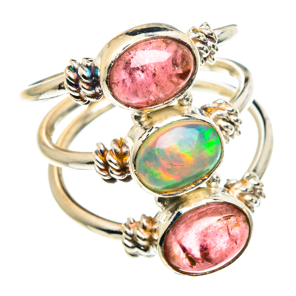 Ethiopian Opal Rings handcrafted by Ana Silver Co - RING88543