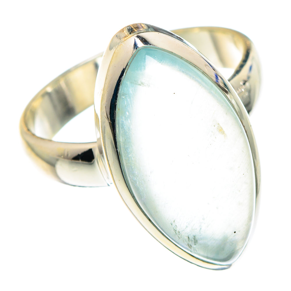 Aqua Chalcedony Rings handcrafted by Ana Silver Co - RING88548 - Photo 2