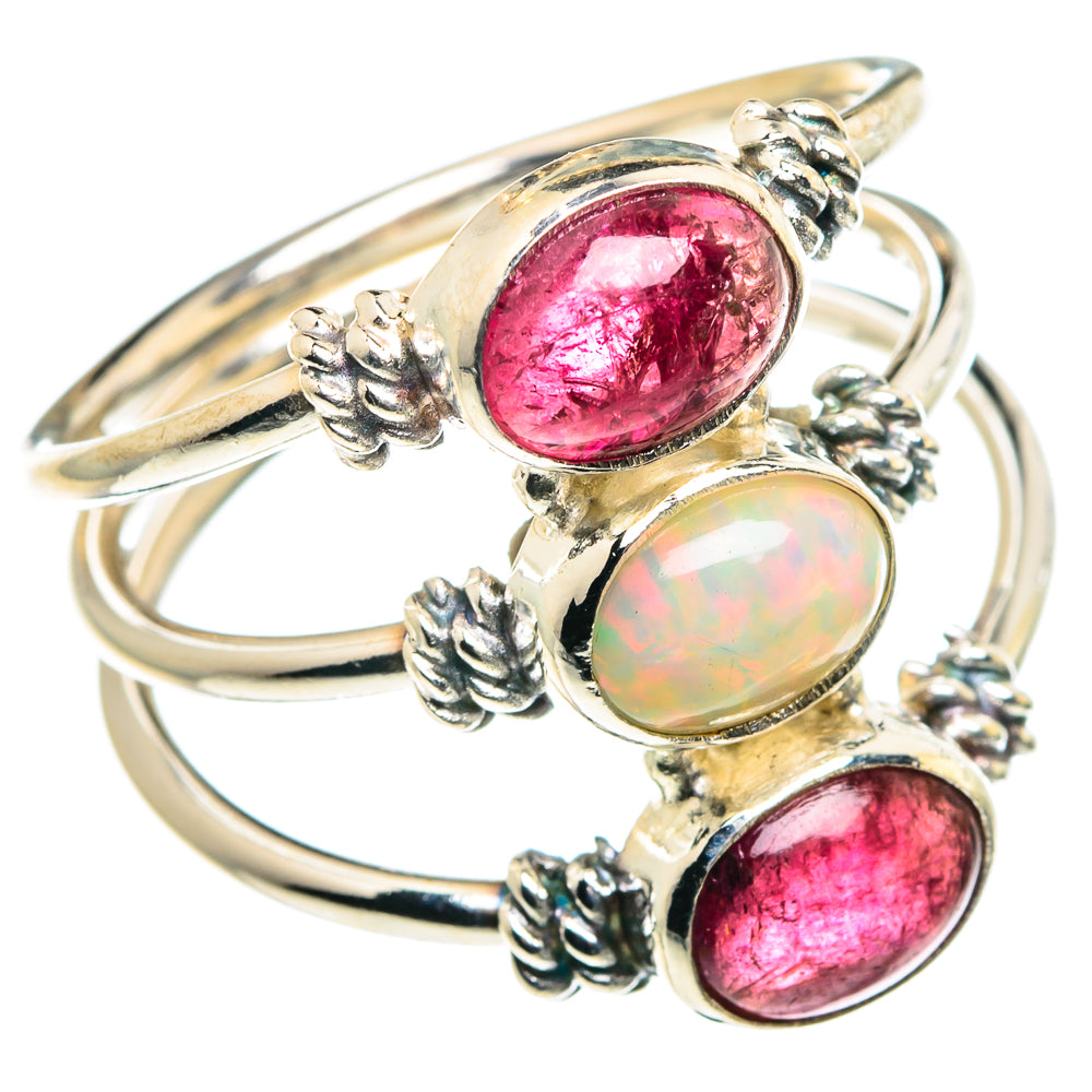 Ethiopian Opal Rings handcrafted by Ana Silver Co - RING88567
