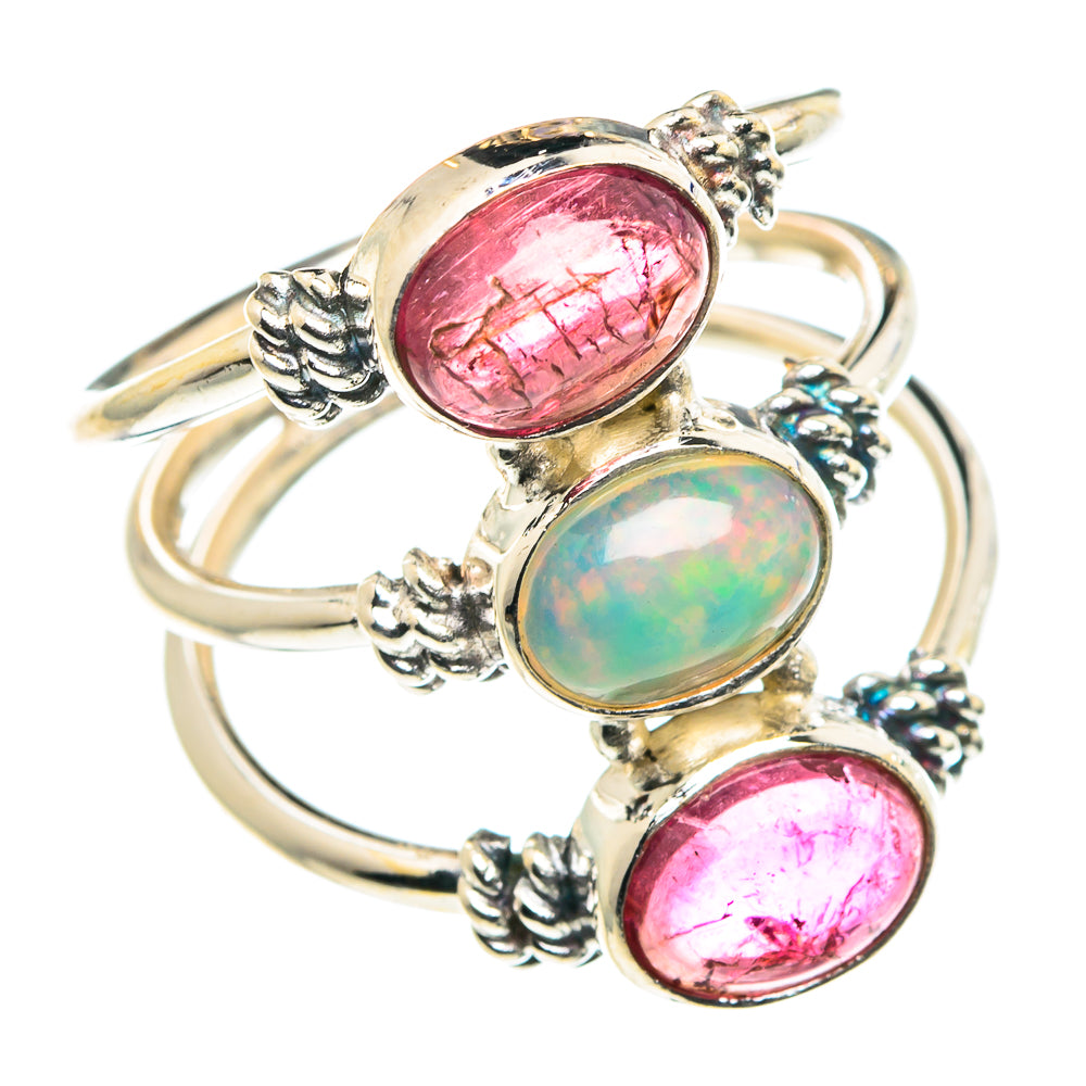 Ethiopian Opal Rings handcrafted by Ana Silver Co - RING88587