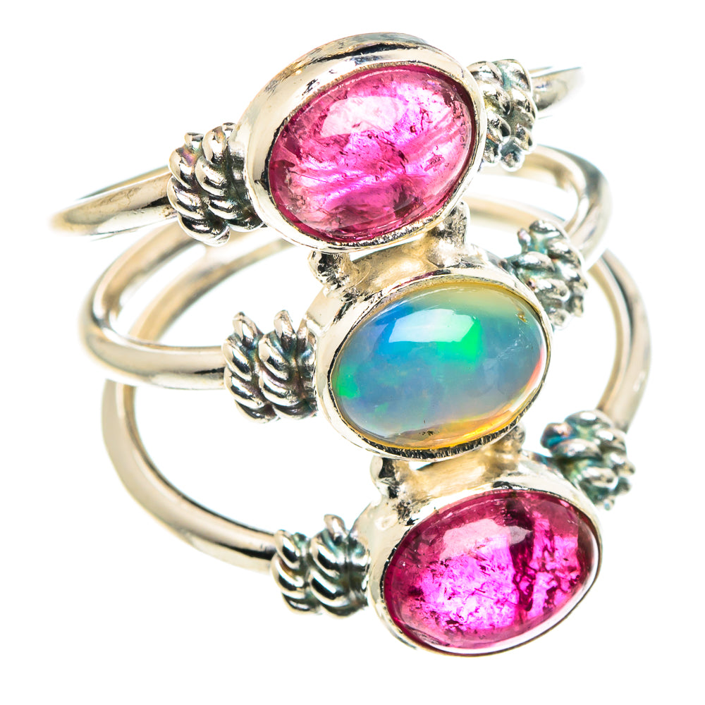 Ethiopian Opal Rings handcrafted by Ana Silver Co - RING88624