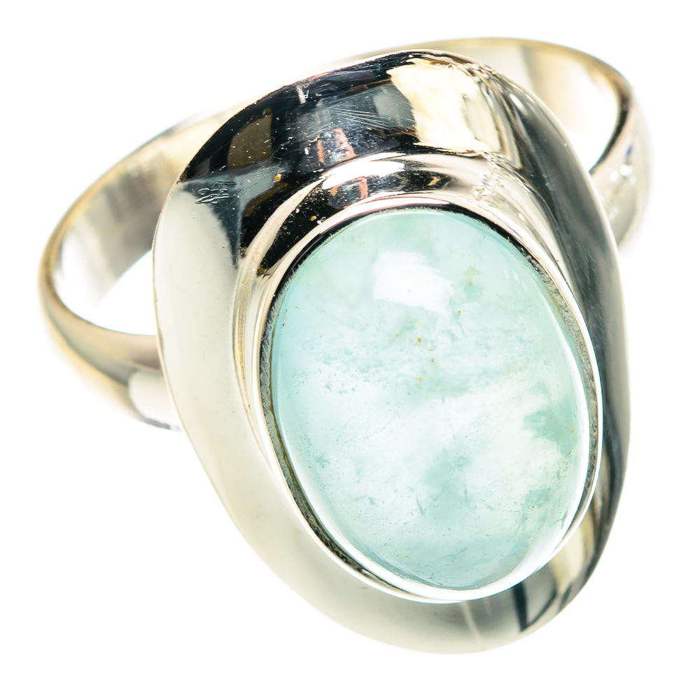 Aqua Chalcedony Rings handcrafted by Ana Silver Co - RING88640