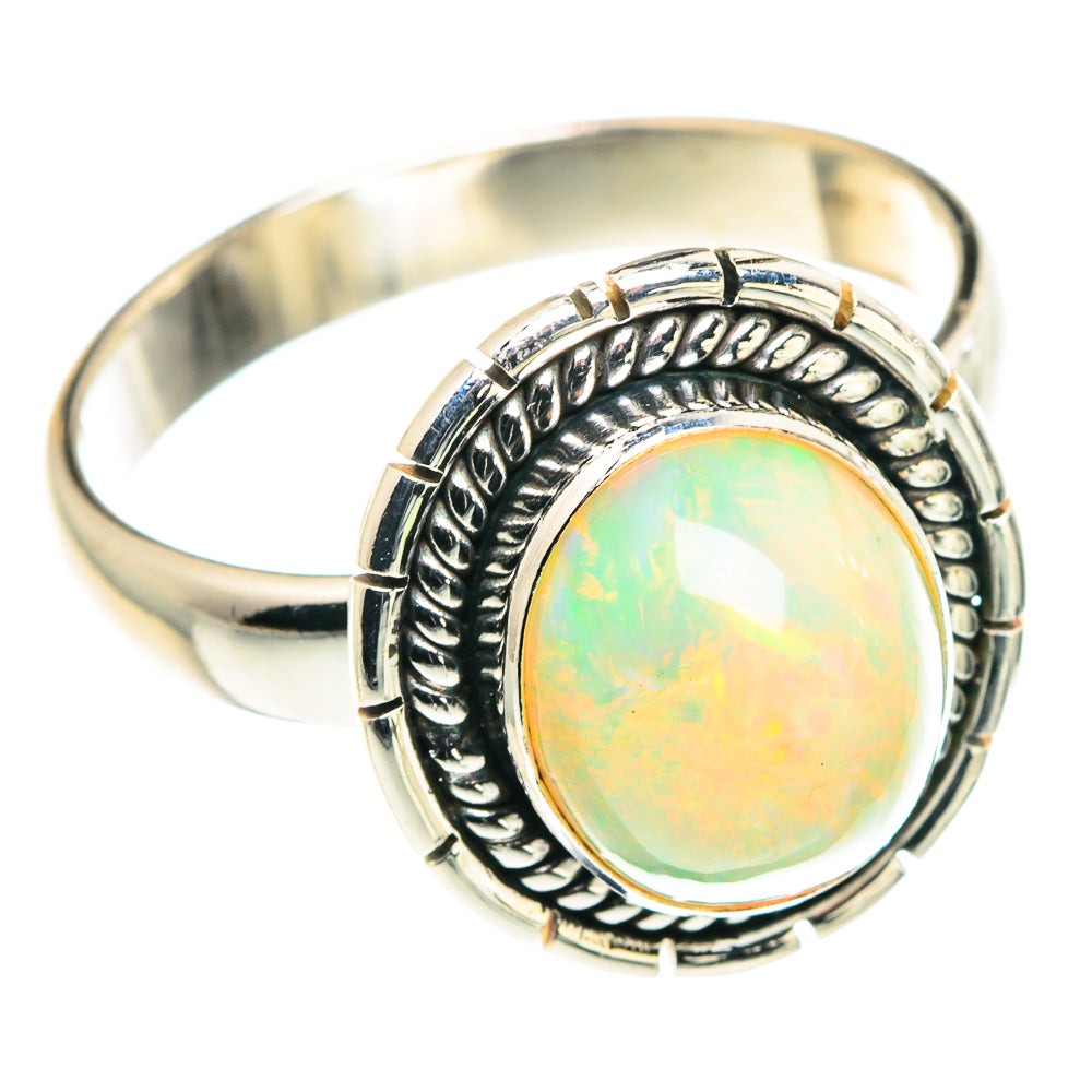 Ethiopian Opal Rings handcrafted by Ana Silver Co - RING88652