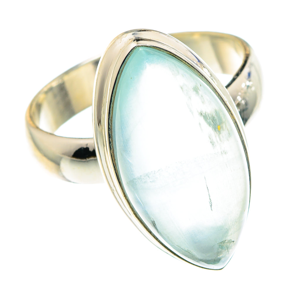 Aqua Chalcedony Rings handcrafted by Ana Silver Co - RING88656