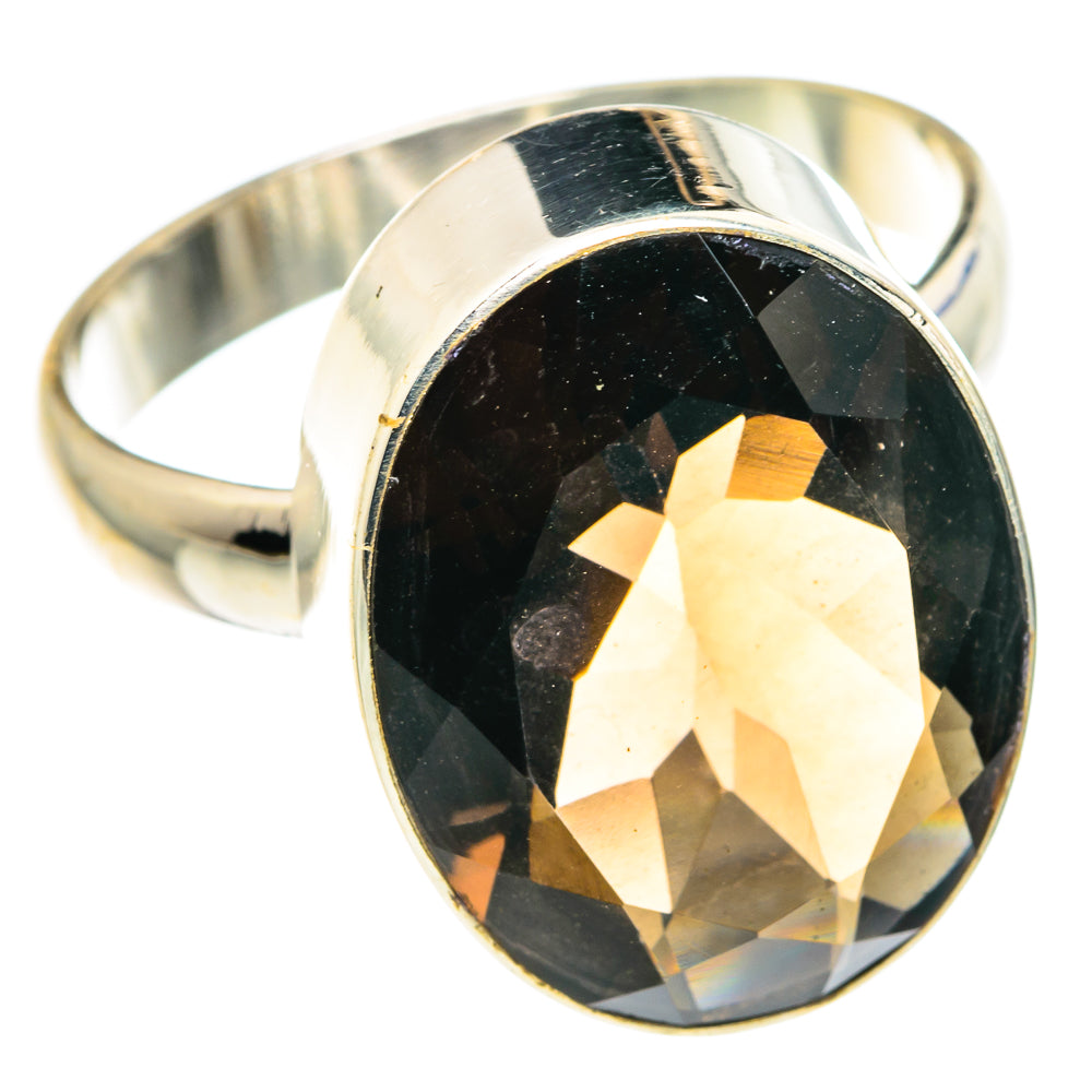 Smoky Quartz Rings handcrafted by Ana Silver Co - RING88701