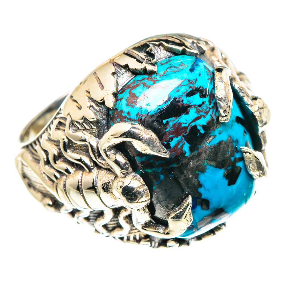 Tibetan Turquoise Rings handcrafted by Ana Silver Co - RING88729