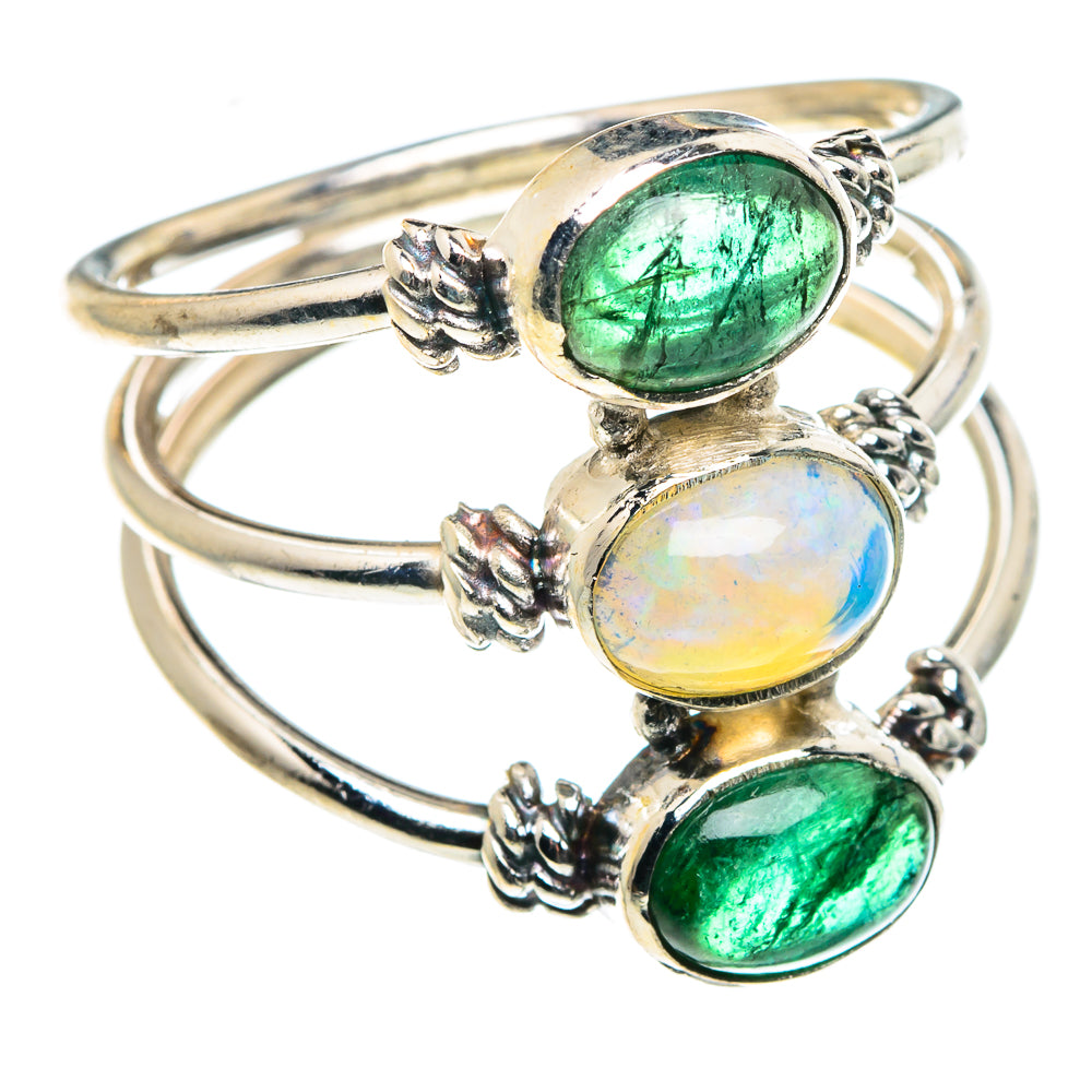Ethiopian Opal Rings handcrafted by Ana Silver Co - RING88781