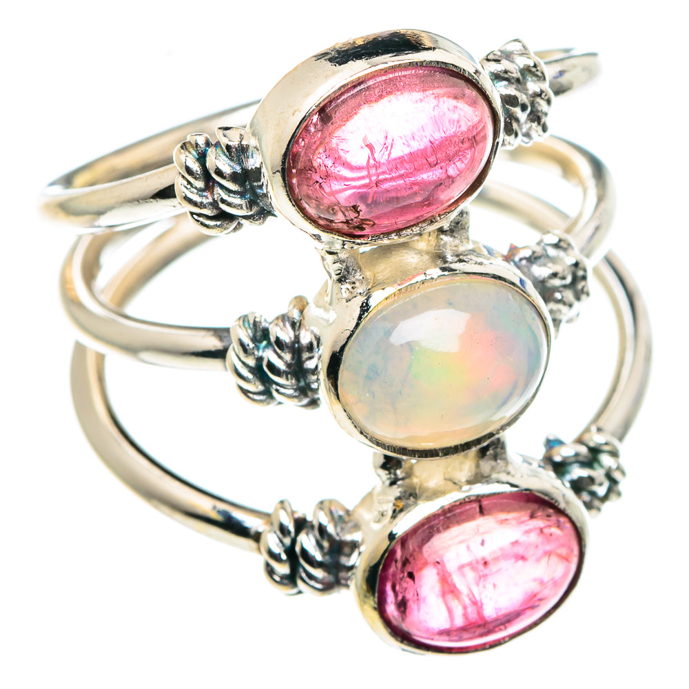 Ethiopian Opal Rings handcrafted by Ana Silver Co - RING88782