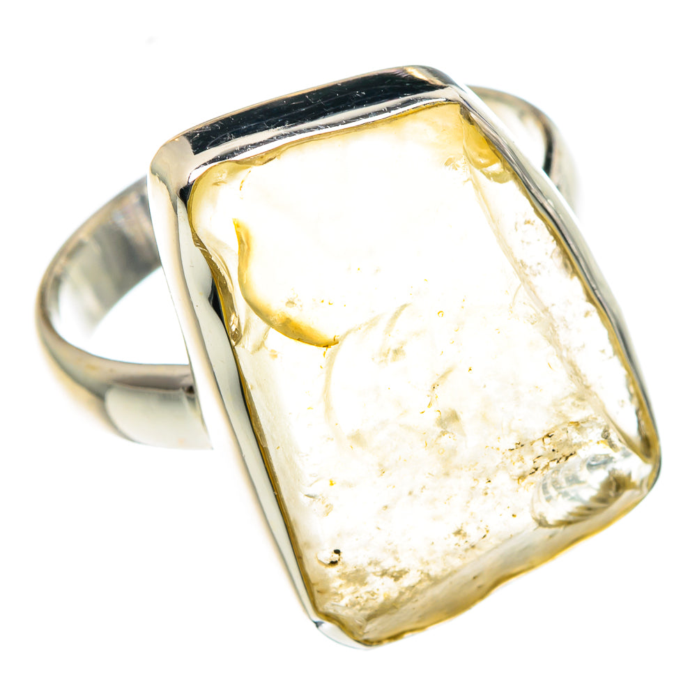Libyan Glass Rings handcrafted by Ana Silver Co - RING88802 - Photo 2