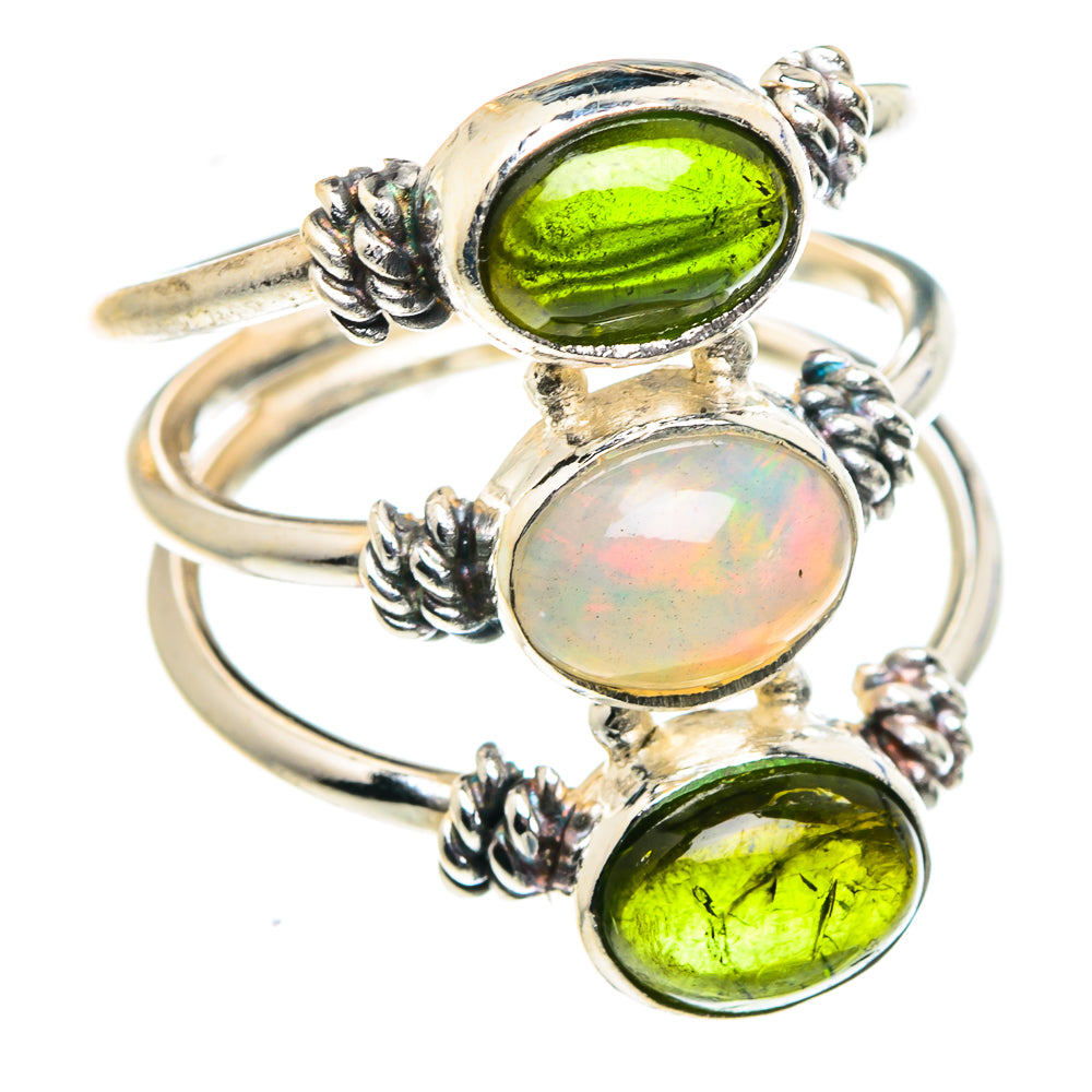 Ethiopian Opal Rings handcrafted by Ana Silver Co - RING88817