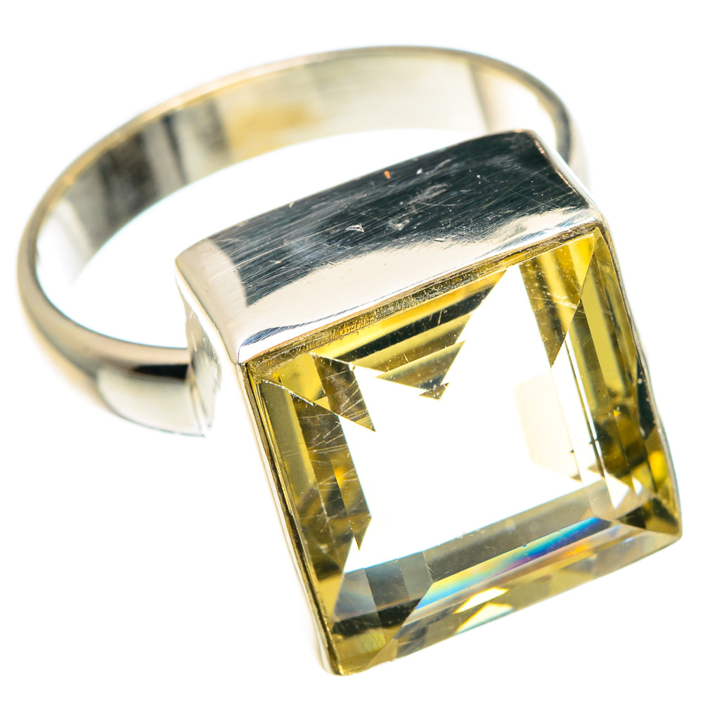 Lemon Quartz Rings handcrafted by Ana Silver Co - RING88851