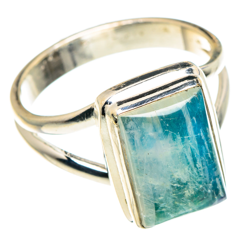 Green Moonstone Rings handcrafted by Ana Silver Co - RING88893