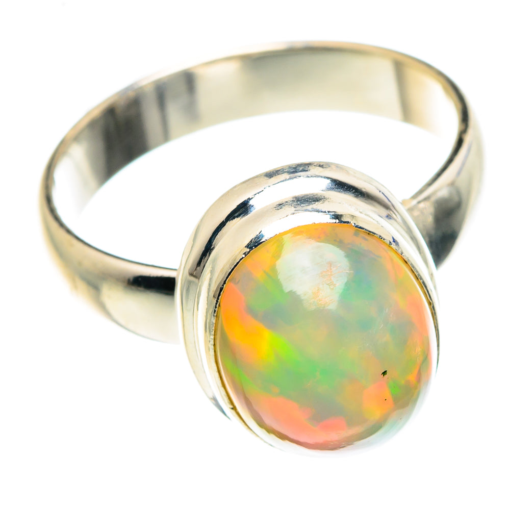 Ethiopian Opal Rings handcrafted by Ana Silver Co - RING88945