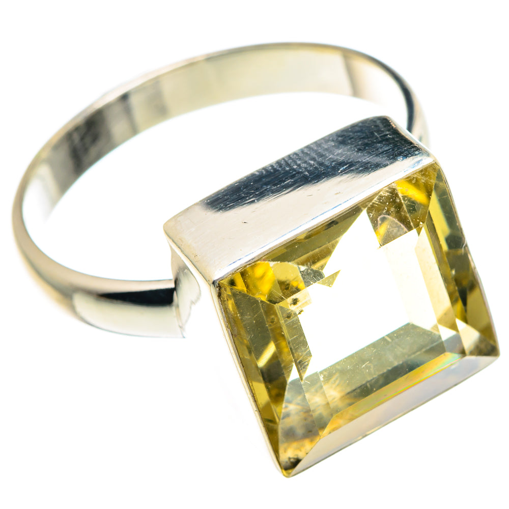 Lemon Quartz Rings handcrafted by Ana Silver Co - RING88950