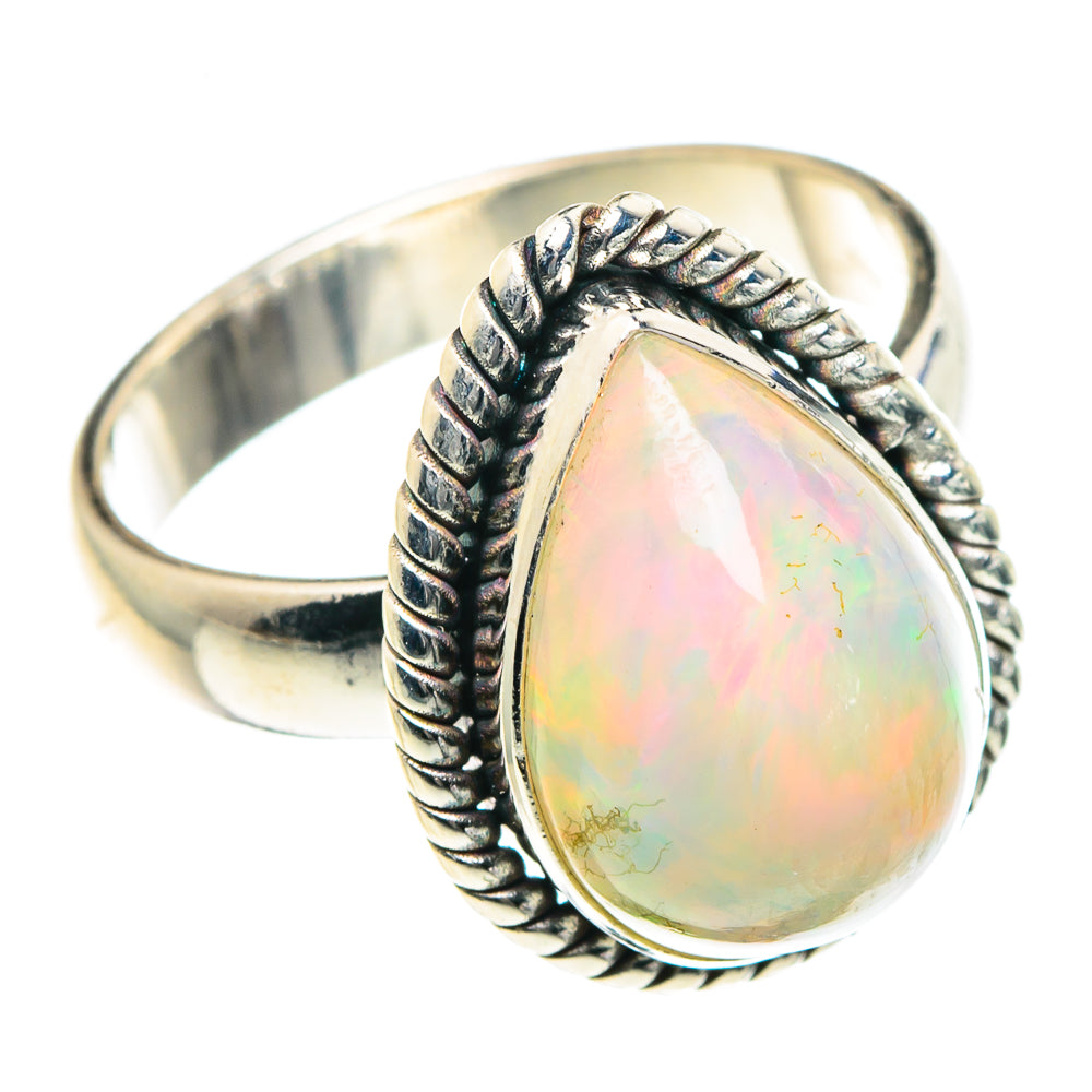 Ethiopian Opal Rings handcrafted by Ana Silver Co - RING89002