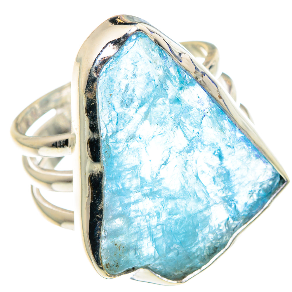 Aquamarine Rings handcrafted by Ana Silver Co - RING89007