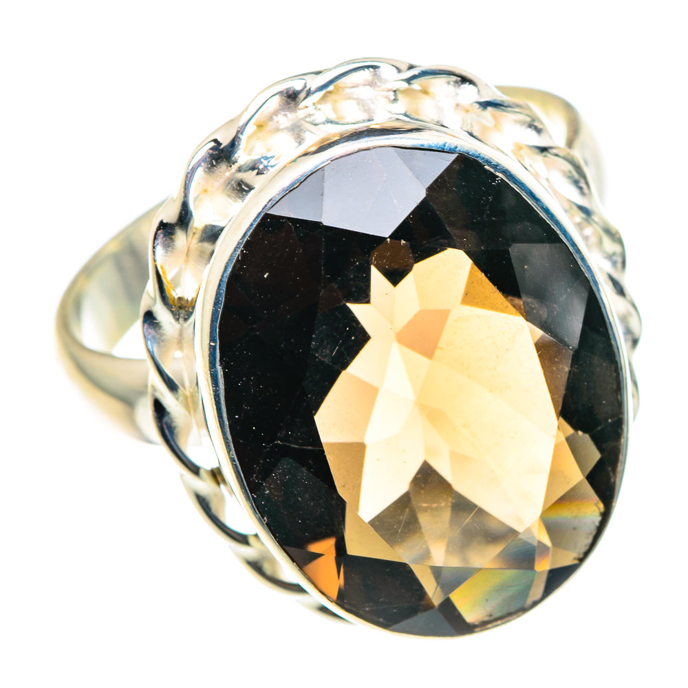 Smoky Quartz Rings handcrafted by Ana Silver Co - RING89017
