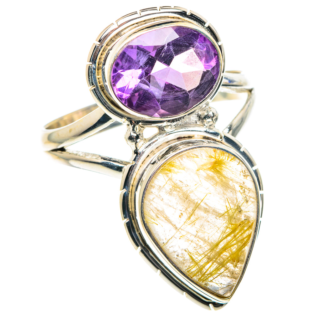 Rutilated Quartz Rings handcrafted by Ana Silver Co - RING89032