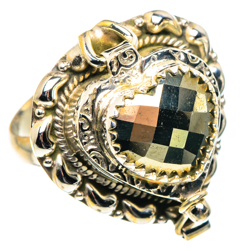 Pyrite Rings handcrafted by Ana Silver Co - RING89051