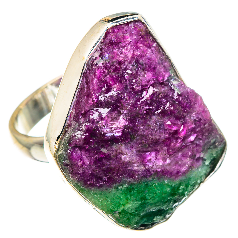 Ruby Zoisite Rings handcrafted by Ana Silver Co - RING89057