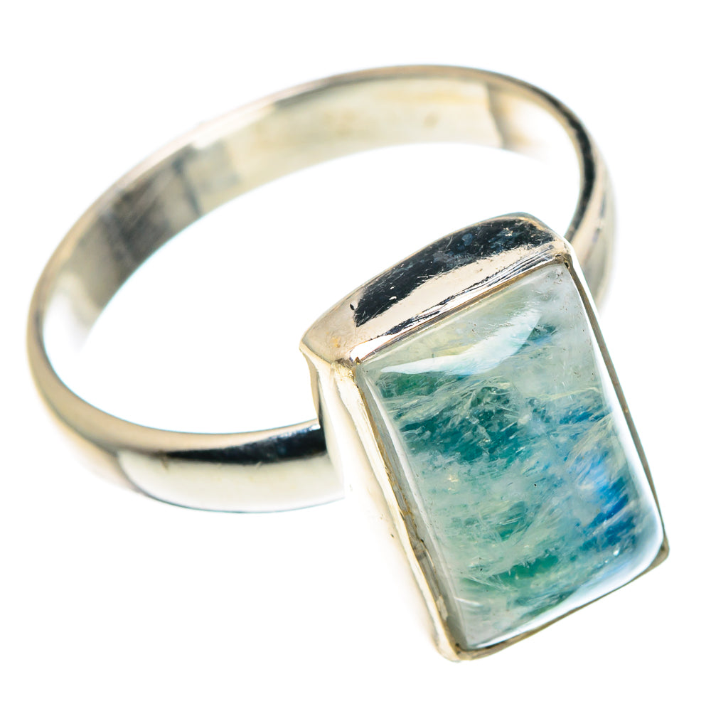 Rainbow Moonstone Rings handcrafted by Ana Silver Co - RING89072