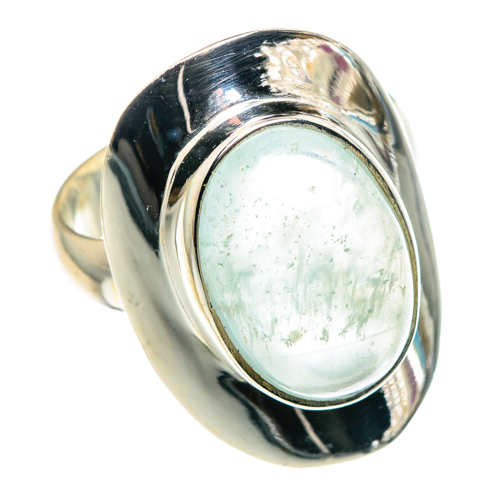 Aqua Chalcedony Rings handcrafted by Ana Silver Co - RING89103