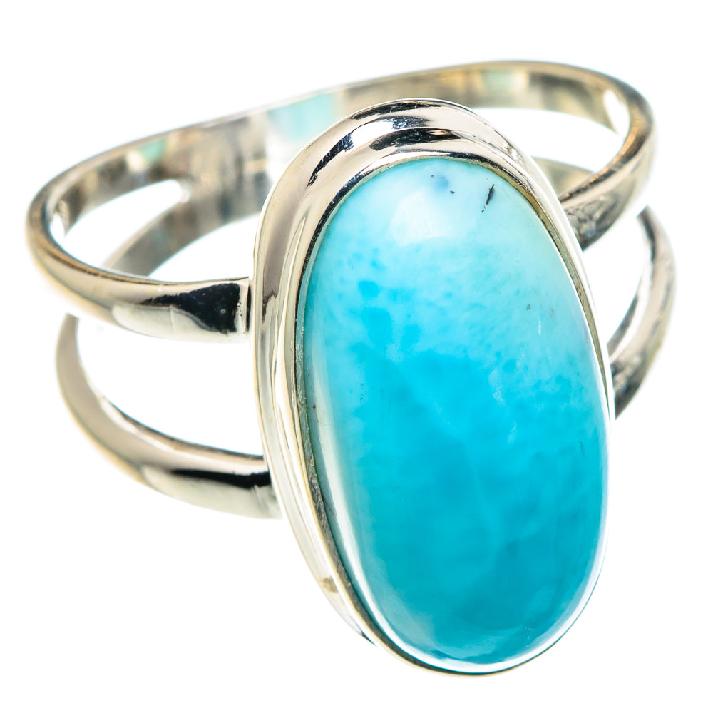 Larimar Rings handcrafted by Ana Silver Co - RING89107