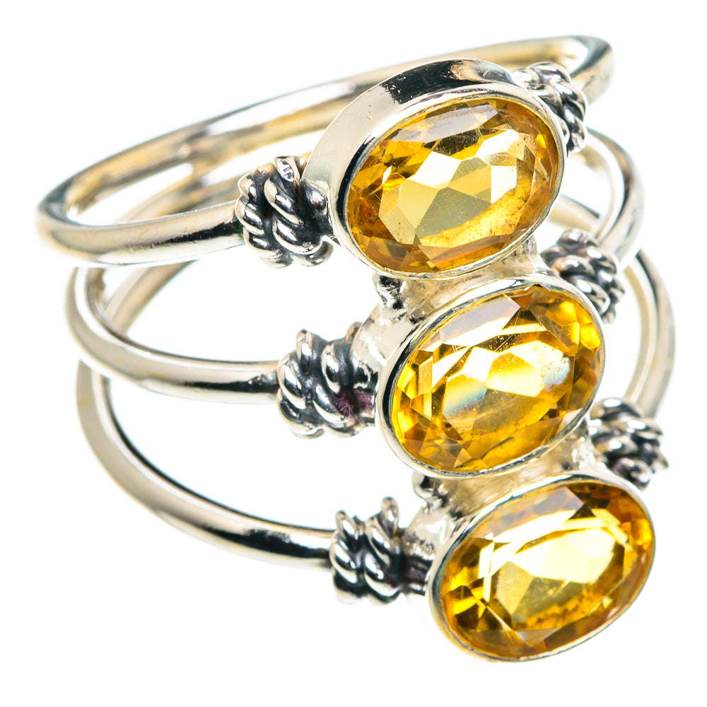 Citrine Rings handcrafted by Ana Silver Co - RING89118