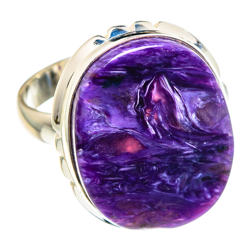 Charoite Rings handcrafted by Ana Silver Co - RING89126