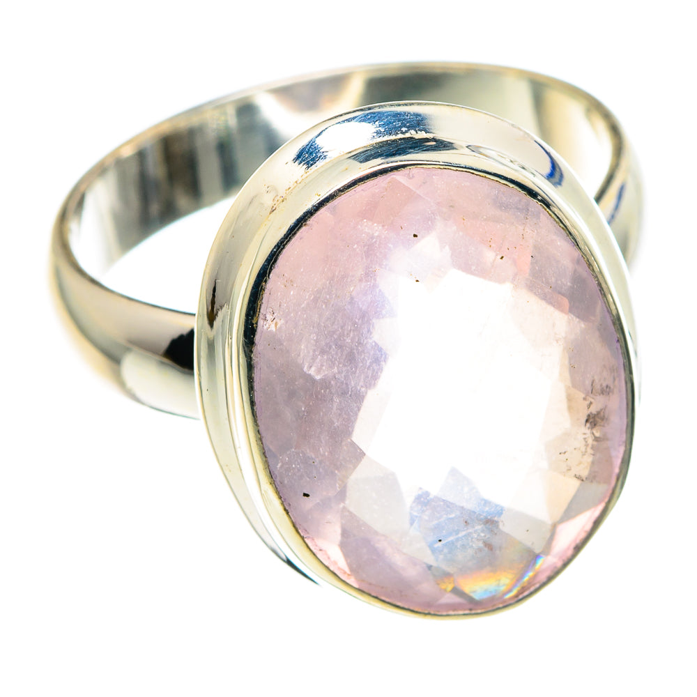 Rose Quartz Rings handcrafted by Ana Silver Co - RING89188