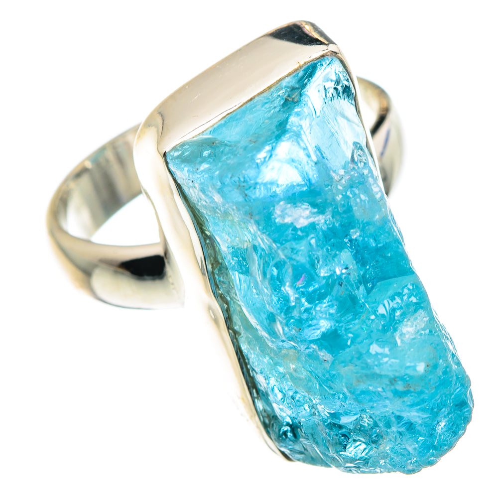 Aquamarine Rings handcrafted by Ana Silver Co - RING89200