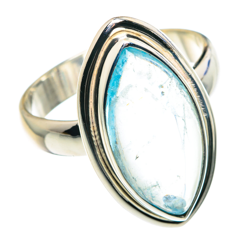 Aquamarine Rings handcrafted by Ana Silver Co - RING89204