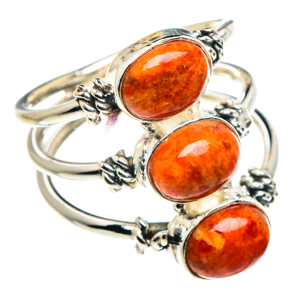 Sponge Coral Rings handcrafted by Ana Silver Co - RING89212