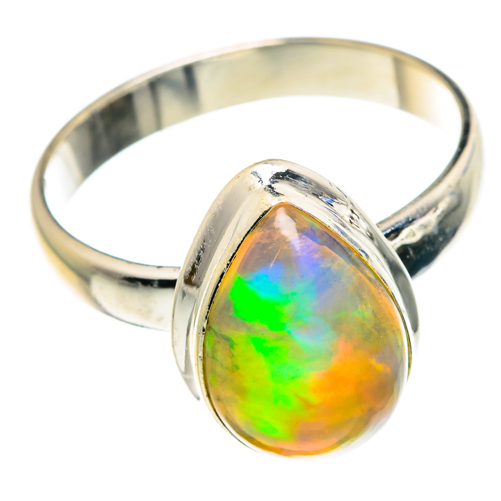 Ethiopian Opal Rings handcrafted by Ana Silver Co - RING89224