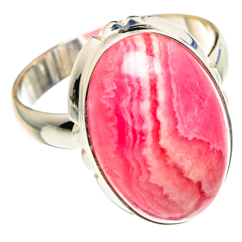 Rhodochrosite Rings handcrafted by Ana Silver Co - RING89287