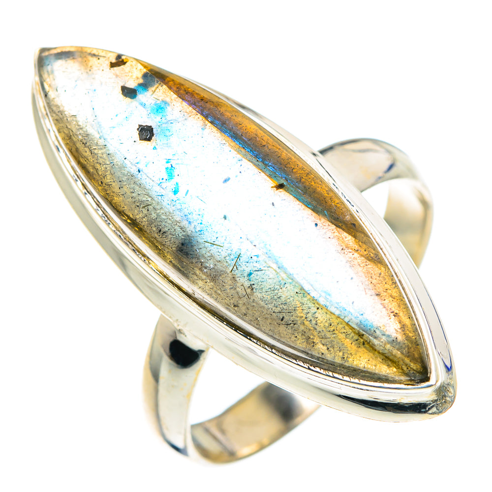 Labradorite Rings handcrafted by Ana Silver Co - RING89295