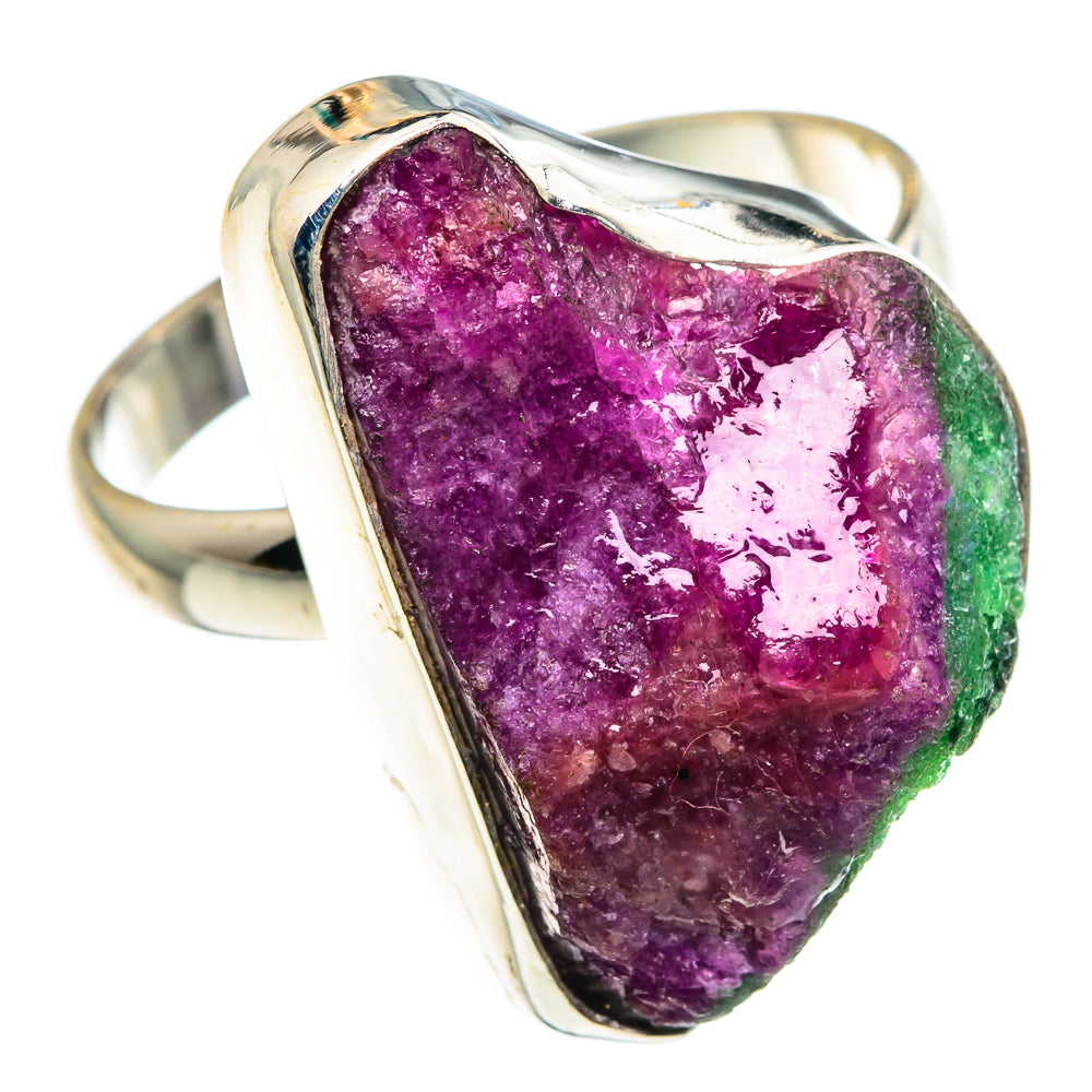 Ruby Zoisite Rings handcrafted by Ana Silver Co - RING89325