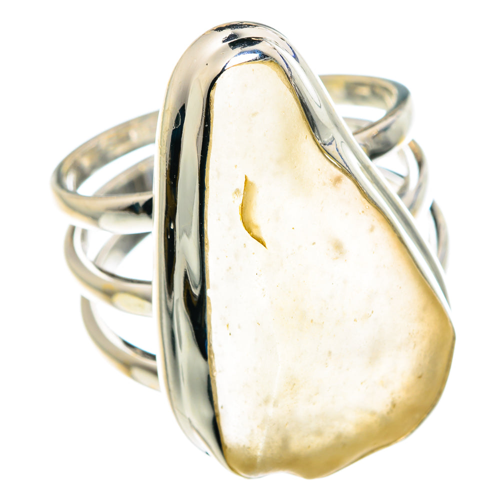 Libyan Glass Rings handcrafted by Ana Silver Co - RING89389 - Photo 2