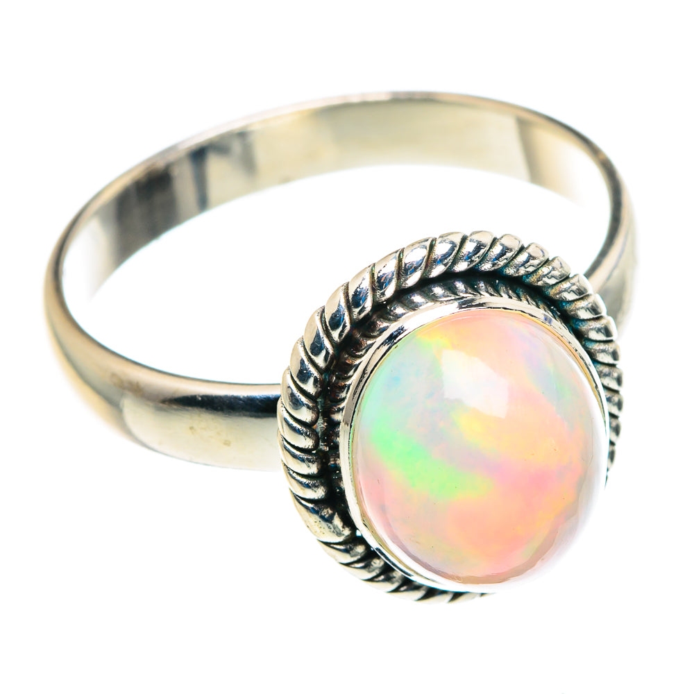 Ethiopian Opal Rings handcrafted by Ana Silver Co - RING89406