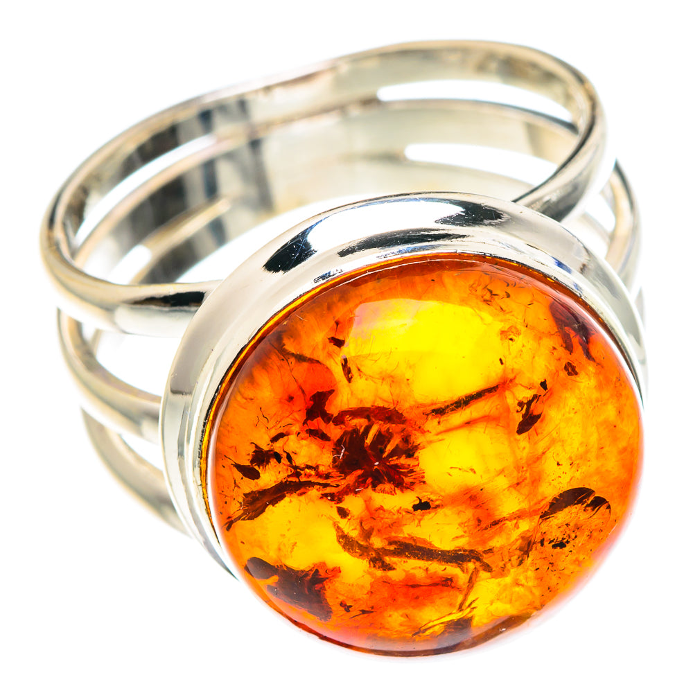 Baltic Amber Rings handcrafted by Ana Silver Co - RING89424