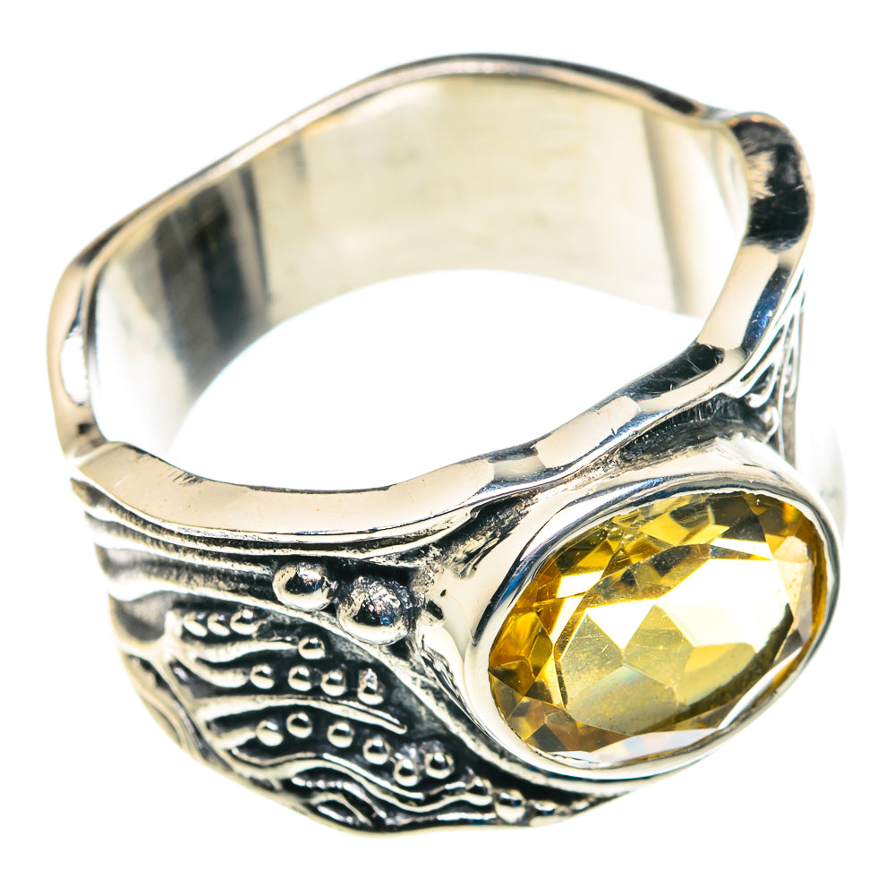 Citrine Rings handcrafted by Ana Silver Co - RING89521
