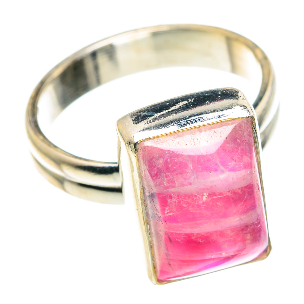 Pink Moonstone Rings handcrafted by Ana Silver Co - RING89524