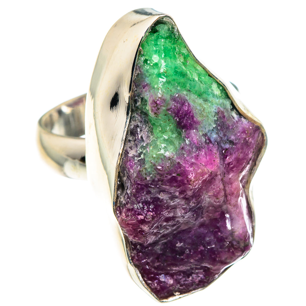 Ruby Zoisite Rings handcrafted by Ana Silver Co - RING89534