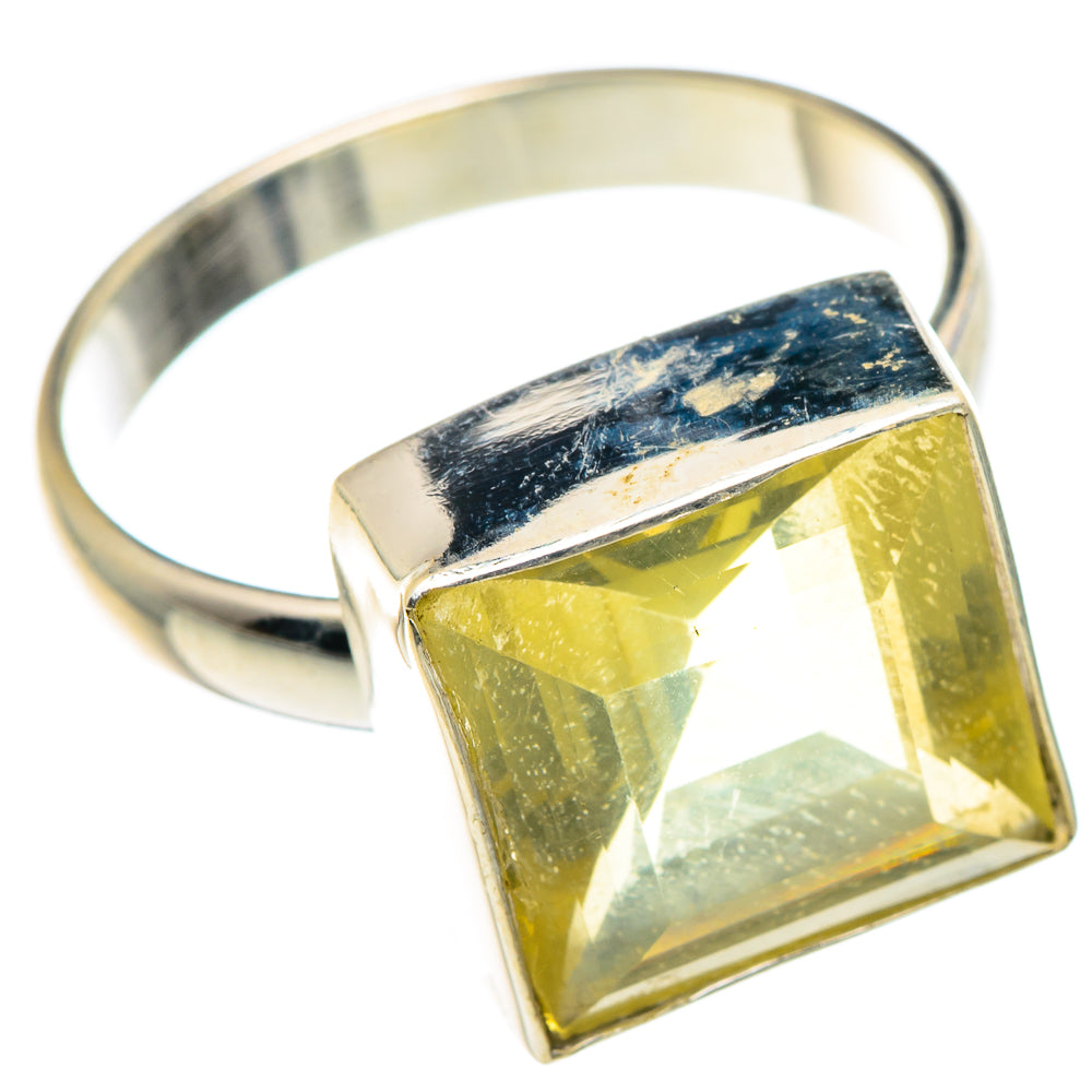 Lemon Quartz Rings handcrafted by Ana Silver Co - RING89567
