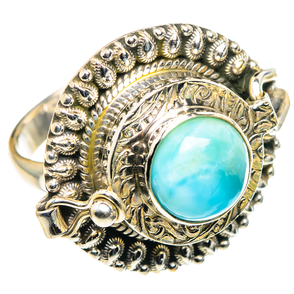 Larimar Rings handcrafted by Ana Silver Co - RING89608
